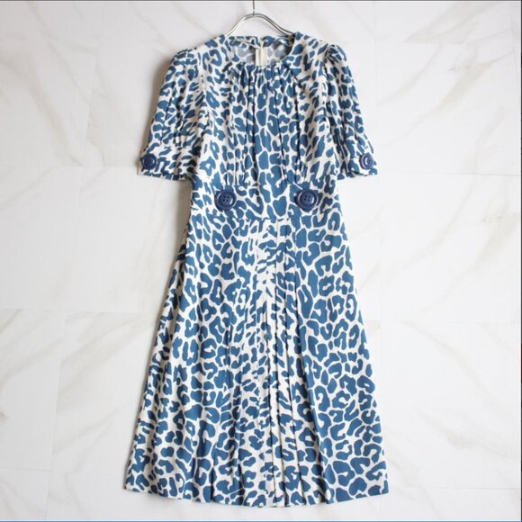 MIU MIU 2017 Franca Favorite Collection Leopard Dress, Size S - Picture 1 of 12